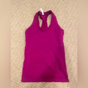 Pinkish purple athleta tank top